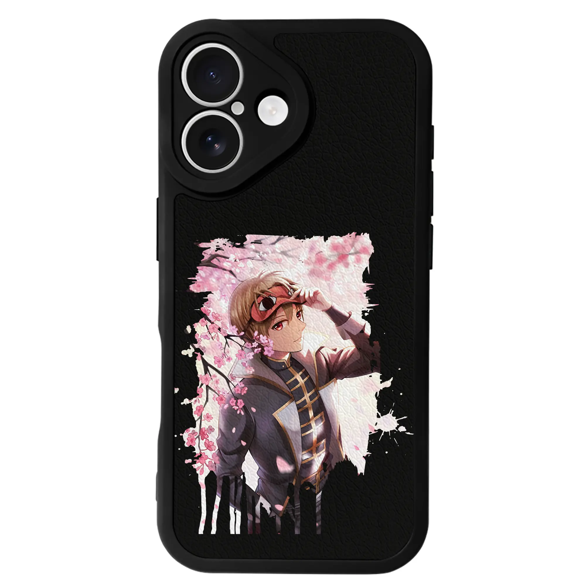 銀魂 グッズ 沖田 総悟 - IPhone 16シリーズ対応 ・ シリコンスマホケース ・ レザー調 ・ 高精度フィット ・ 耐衝撃 ・ ワイヤレス充電対応 ・ 精密カット